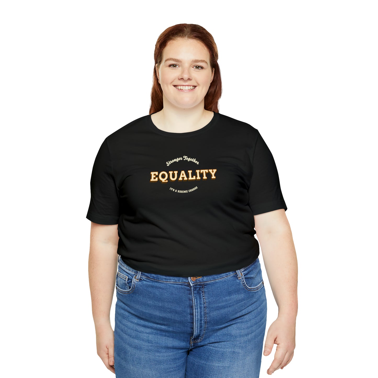 Vintage Equality Crew Neck Unisex Crew Neck T-Shirt (S-3XL)