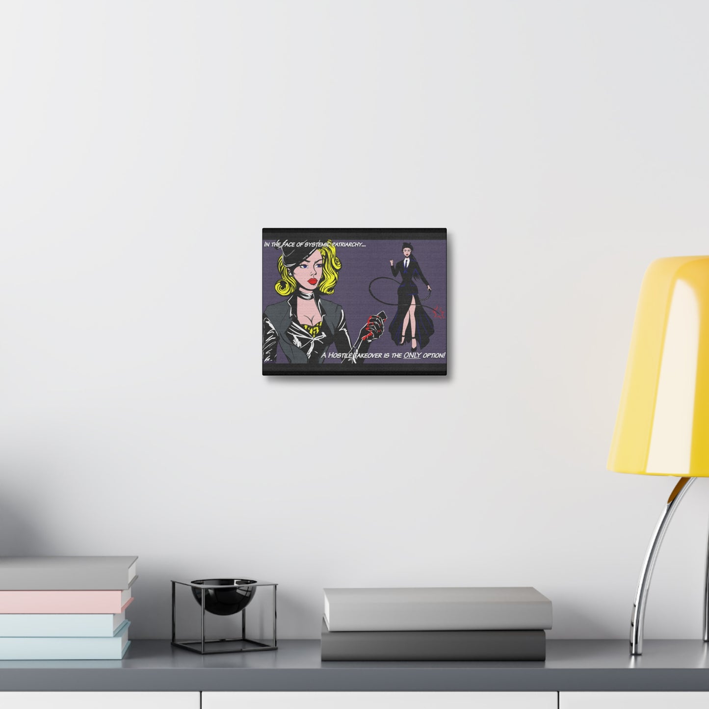Hostile take over Stretched Canvas