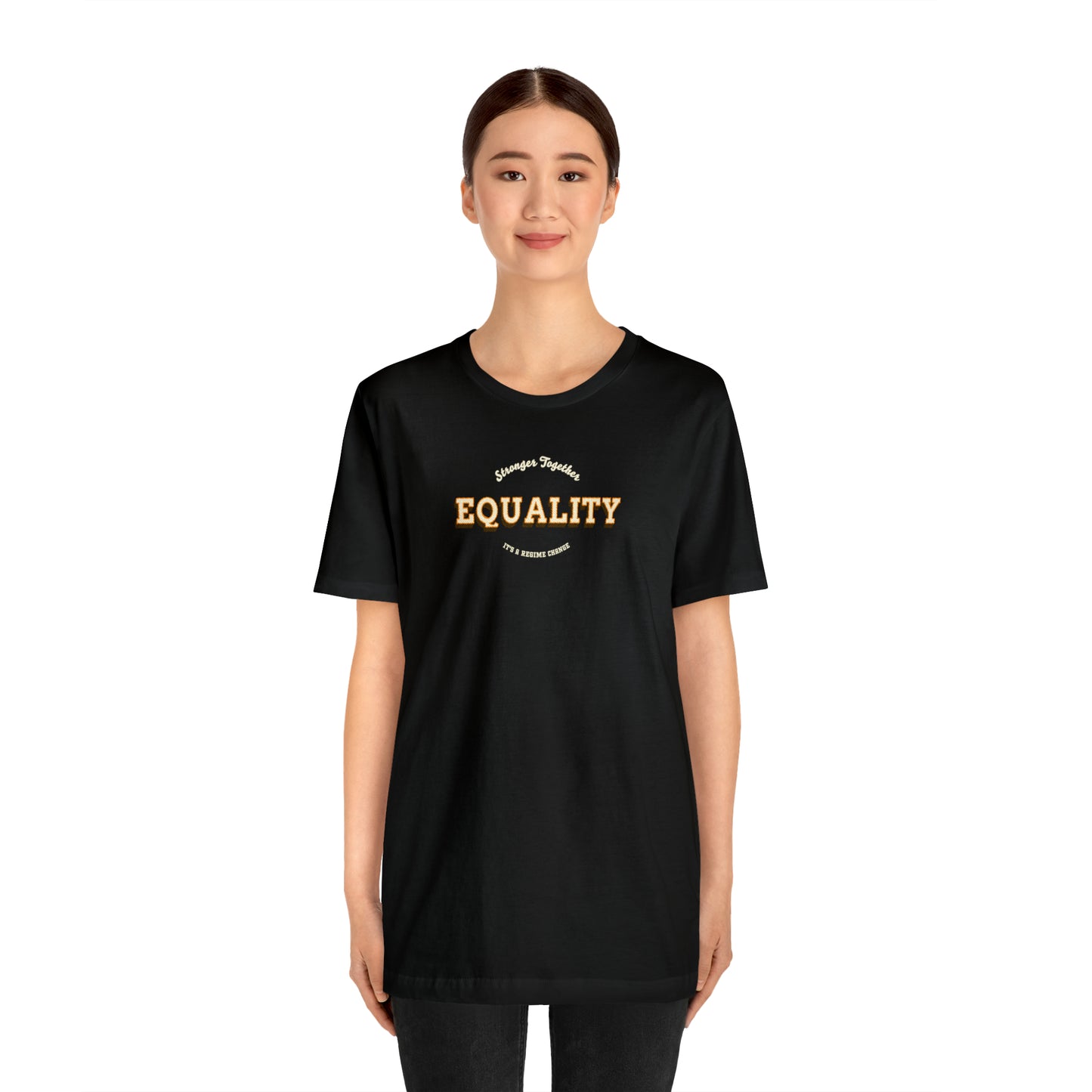 Vintage Equality Crew Neck Unisex Crew Neck T-Shirt (S-3XL)