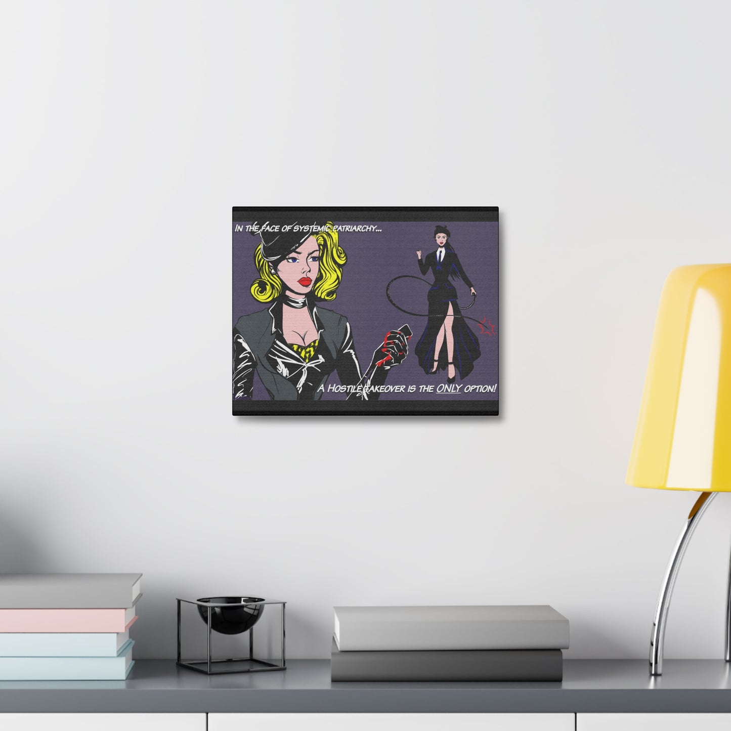 Hostile take over Stretched Canvas