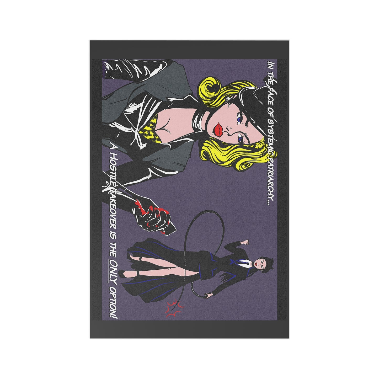 Hostile Take Over Postcards Set (7 Cards & 7 Envelopes)