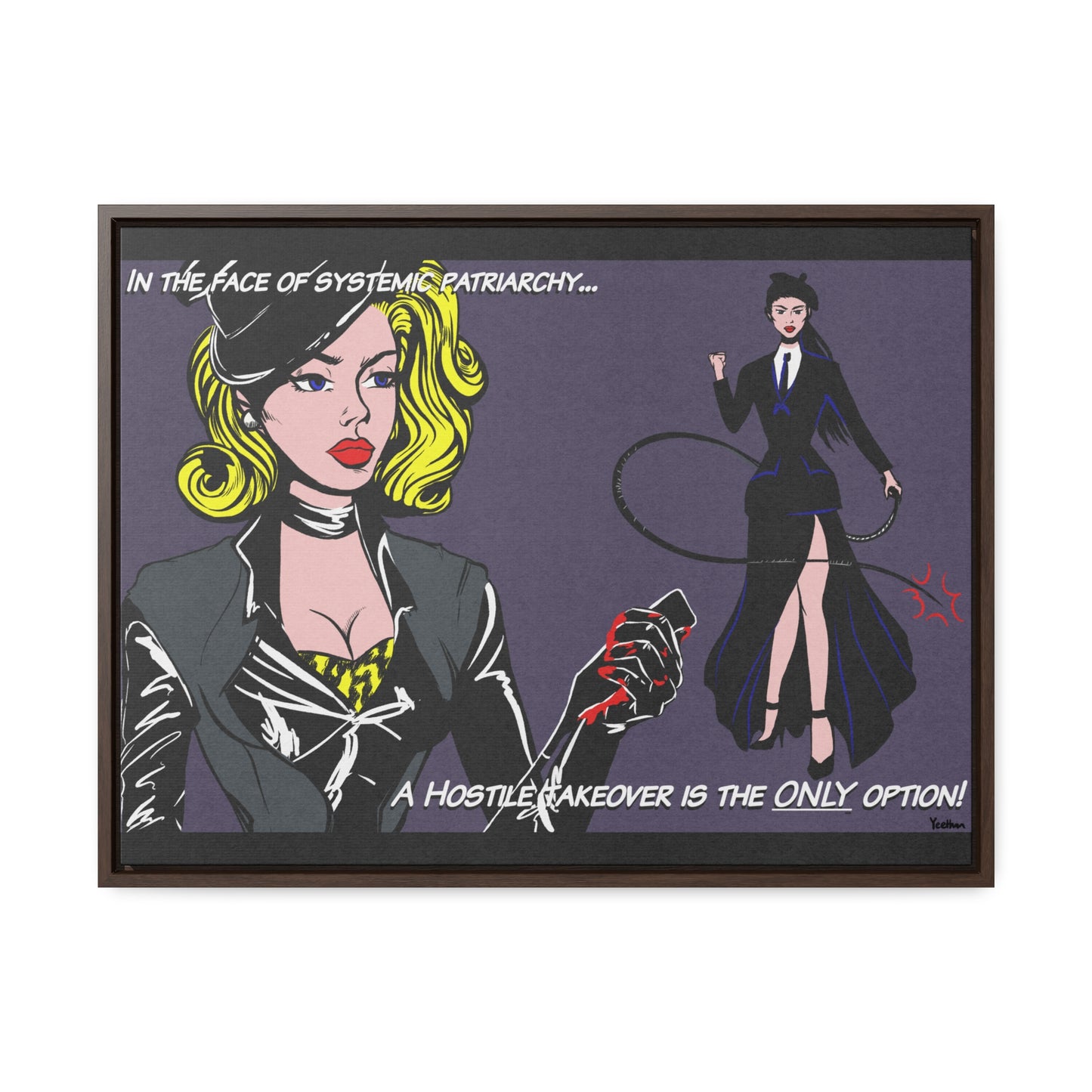 System Takeover Framed Wall Art Canvas