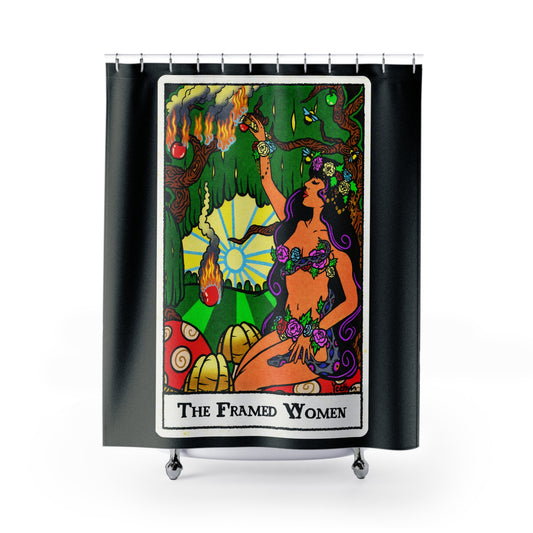 The Framed Women Shower Curtains