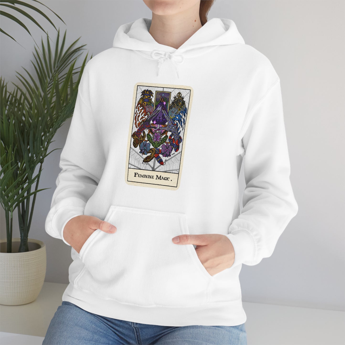 Feminine Magic Unisex Heavy Blend™ Hooded Sweatshirt (S-5XL)