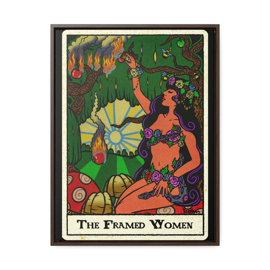 The Framed Women Premium Gallery Wrap Framed Canvas