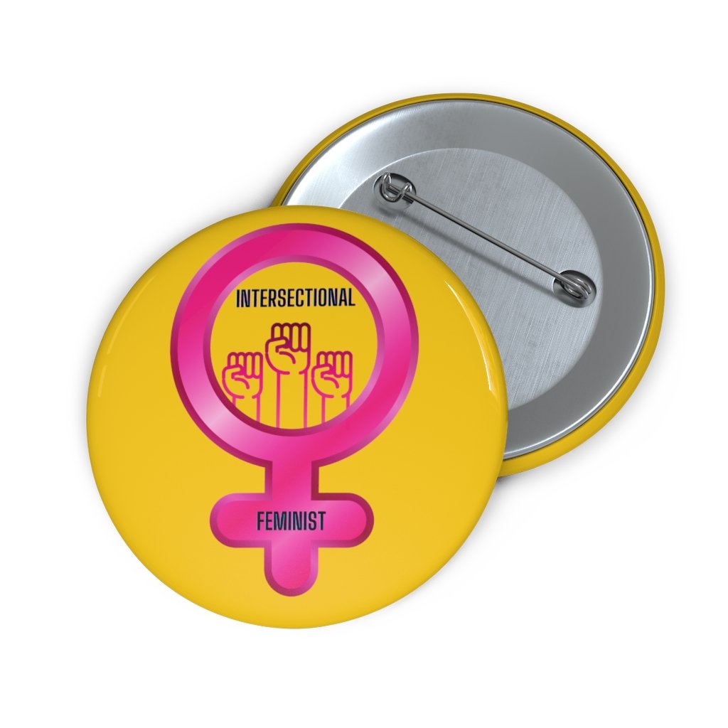 Intersectional Feminist Buttons large 2.2'' (Value 5-pack)