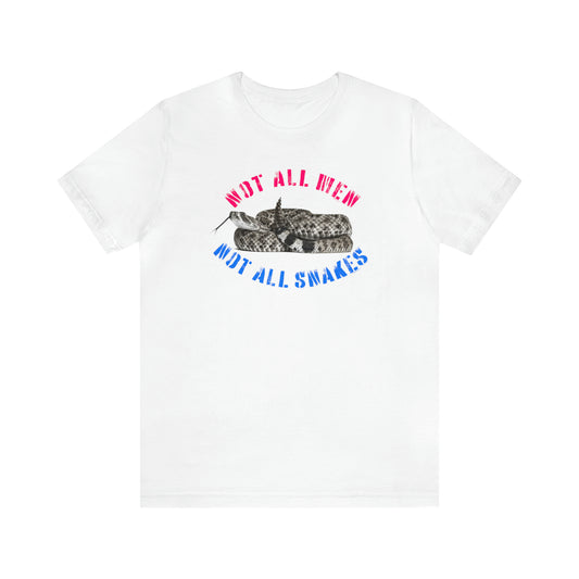 Not All Snakes Unisex Crew Neck T-Shirt (Rattle) (S-3XL)