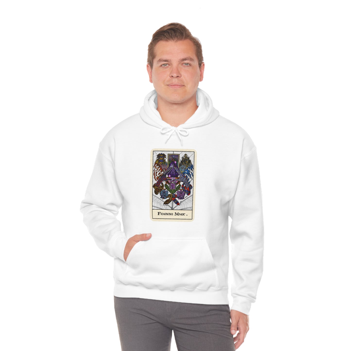 Feminine Magic Unisex Heavy Blend™ Hooded Sweatshirt (S-5XL)