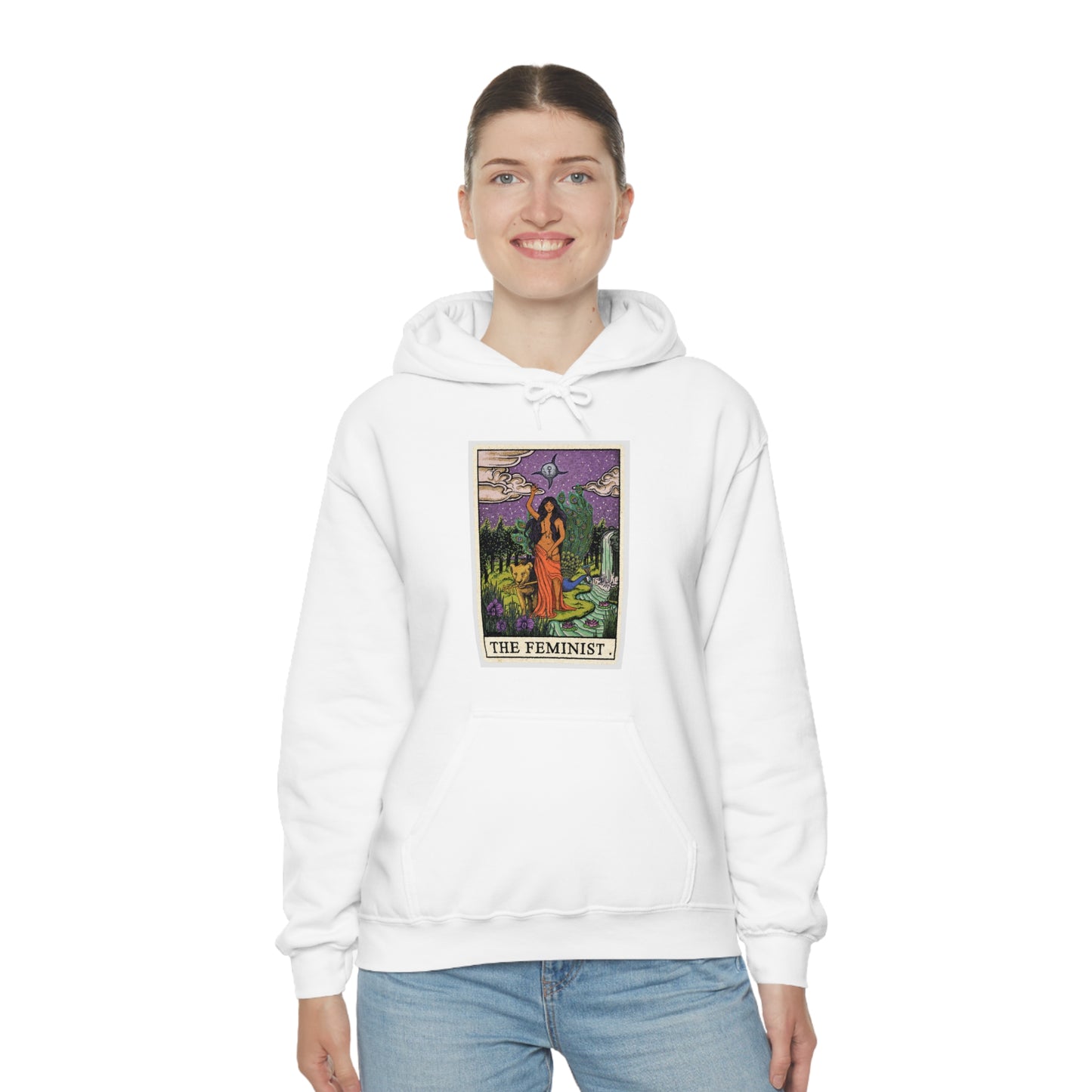 The Feminist (PG) Unisex Heavy Blend™ Hooded Sweatshirt (S-5XL)