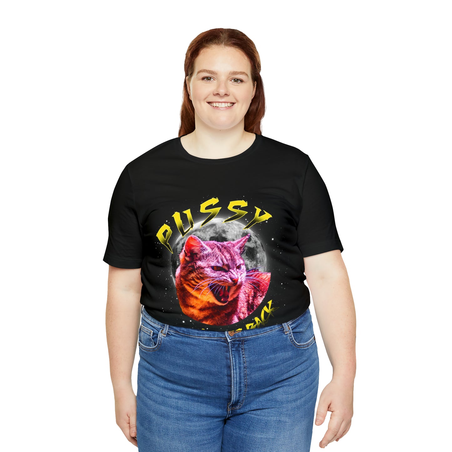 Pussy Bites Back Crew Neck  Unisex Crew Neck T-Shirt (S-3XL)