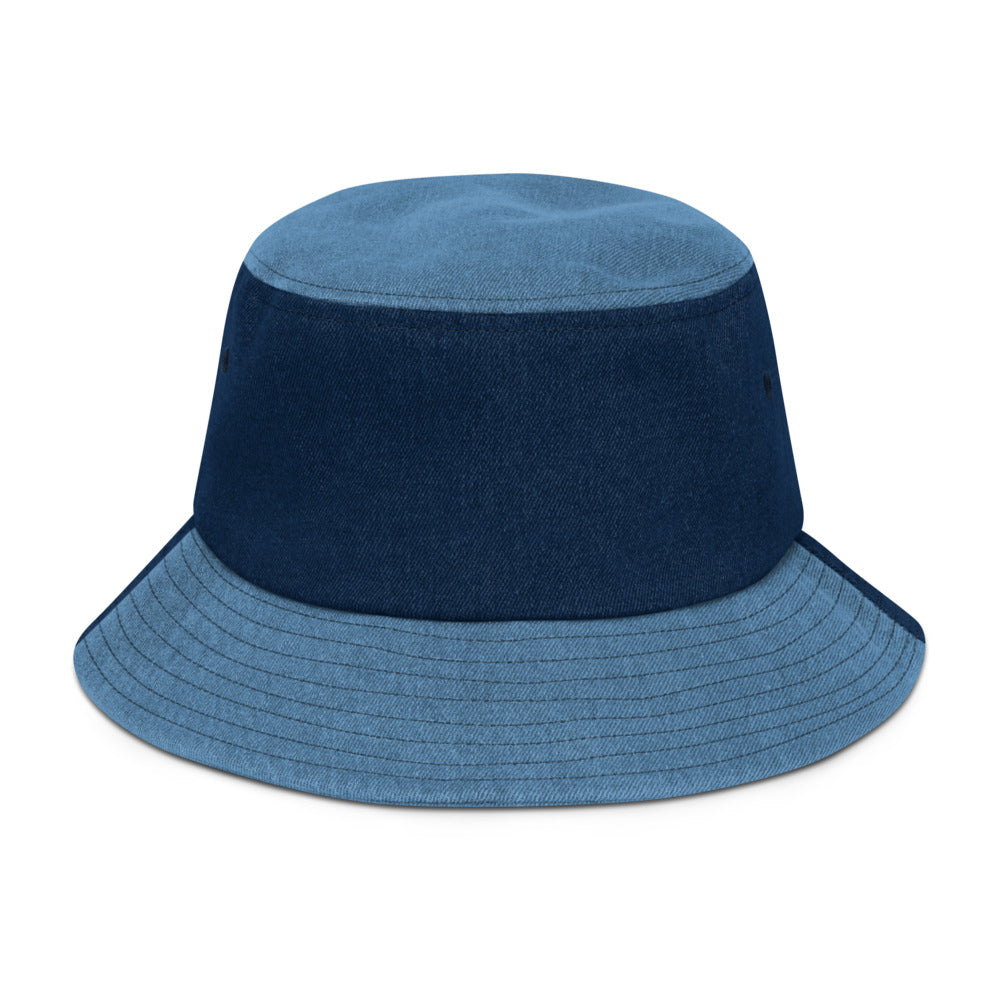 "Fierce & Fabulous" - Denim  Bucket  Hat