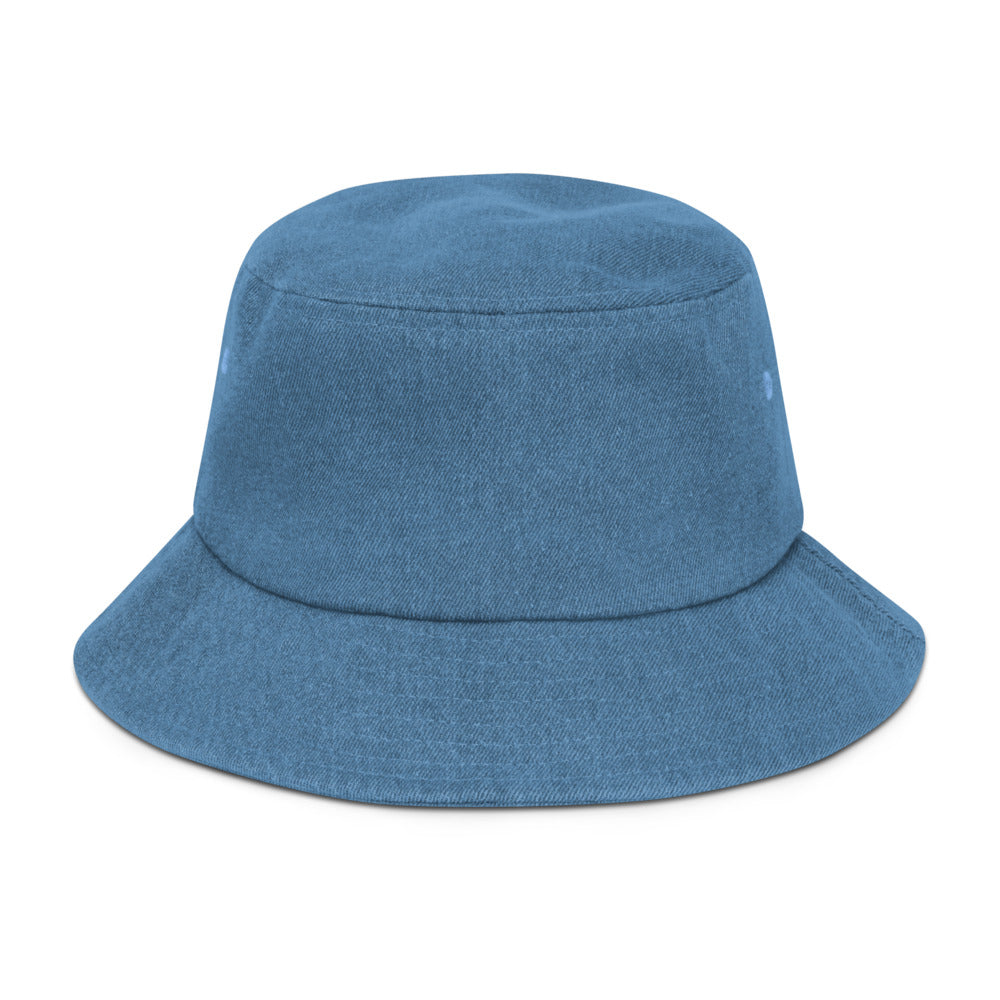 "Fierce & Fabulous" - Denim  Bucket  Hat