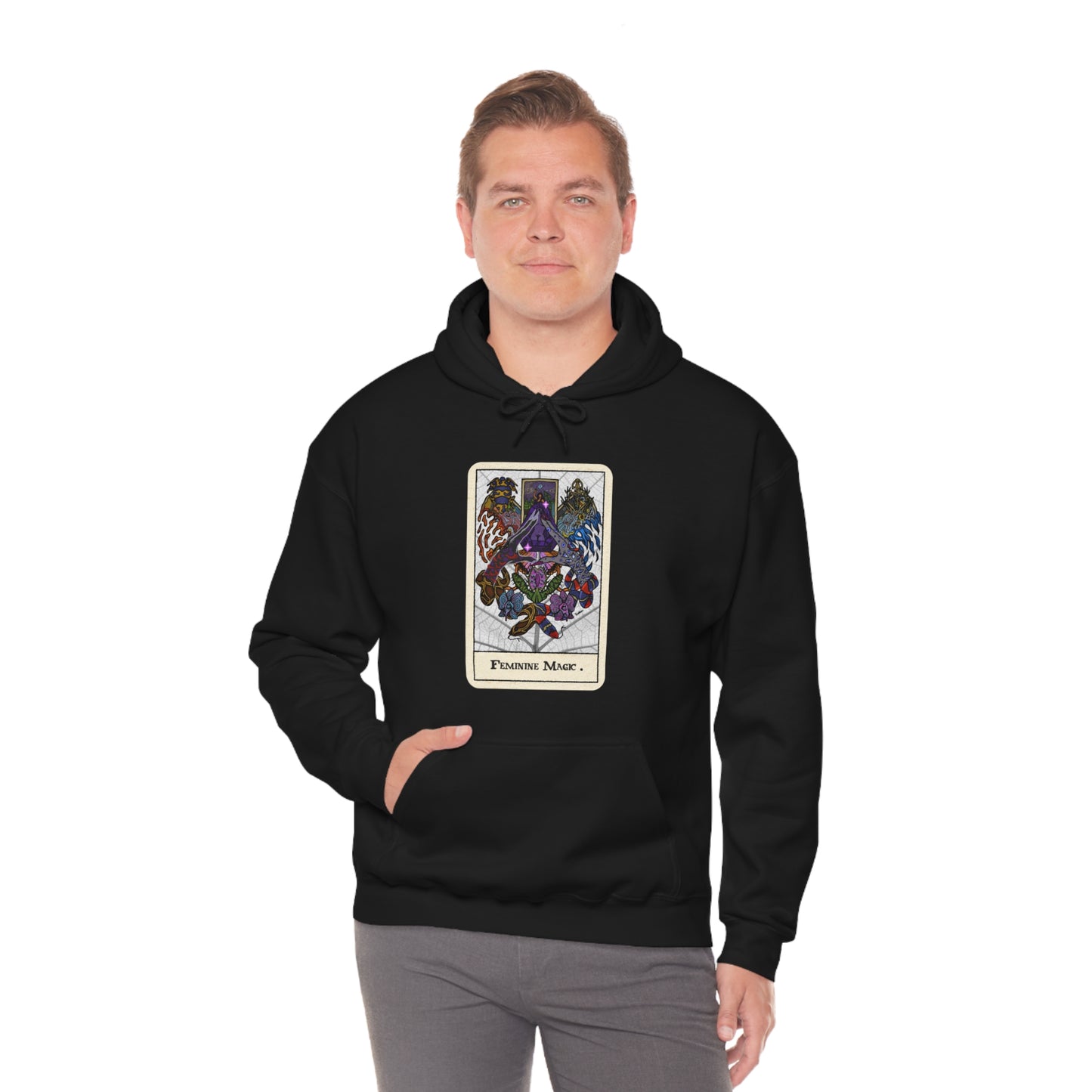 Feminine Magic Unisex Heavy Blend™ Hooded Sweatshirt (S-5XL)