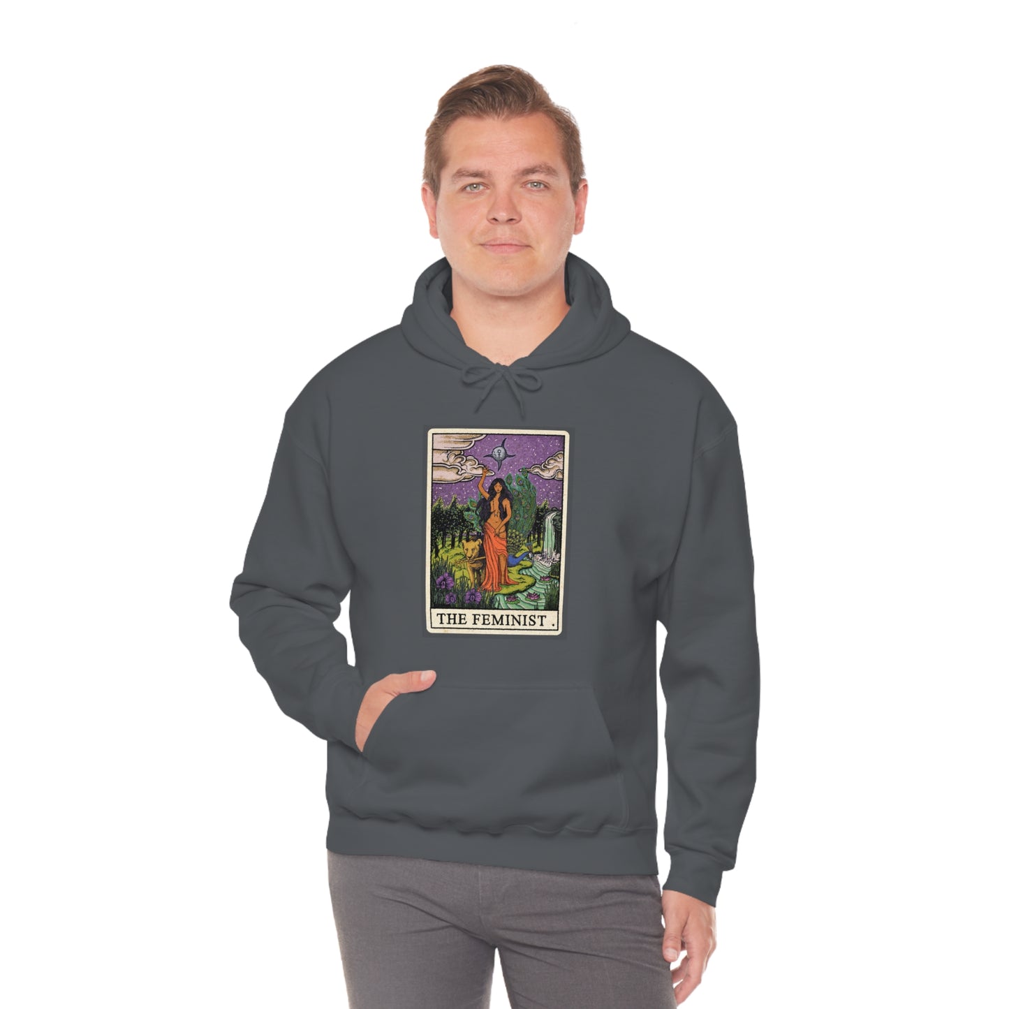 The Feminist (PG) Unisex Heavy Blend™ Hooded Sweatshirt (S-5XL)