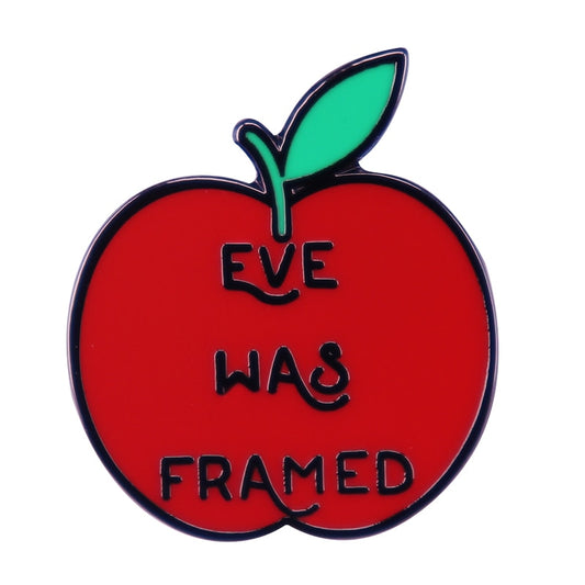 "Eve Was Framed" Pro Feminist Enamel Pin