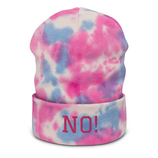 NO! Tie-dye 100% Cotton Beanie